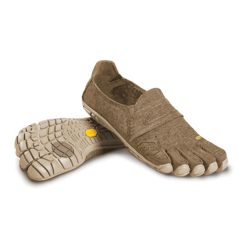 Men\'s Vibram CVT-Hemp Casual Shoes Khaki | AUZ36