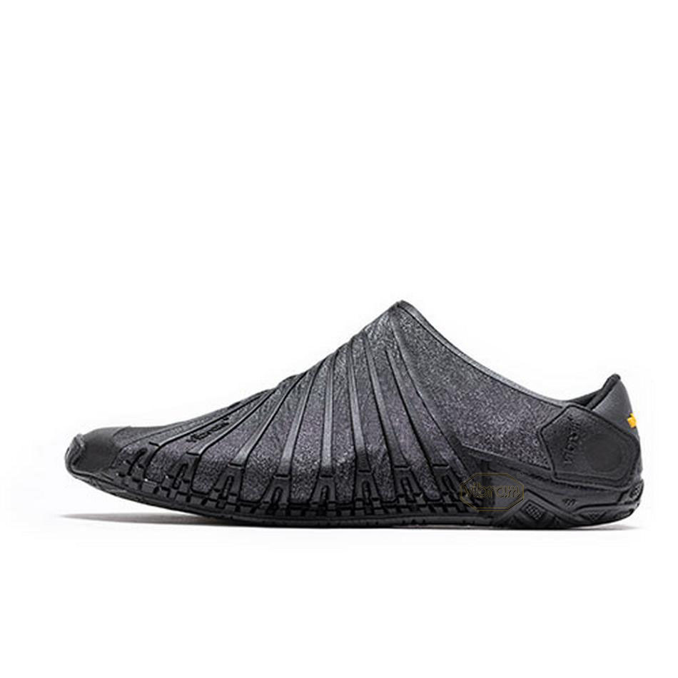 Men's Vibram Furoshiki EcoFree Shoes Black | AUN23