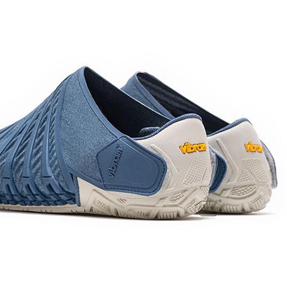 Men's Vibram Furoshiki EcoFree Shoes Blue | AUK34