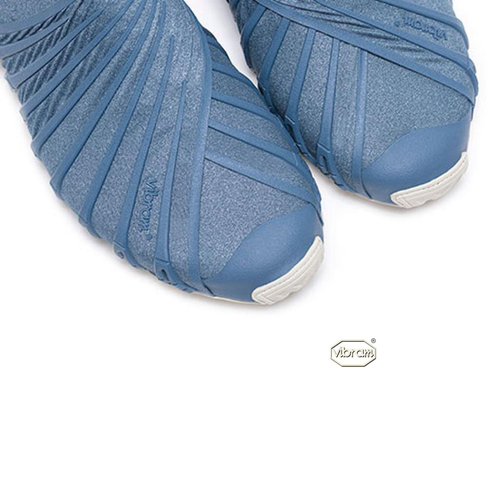 Men's Vibram Furoshiki EcoFree Shoes Blue | AUK34