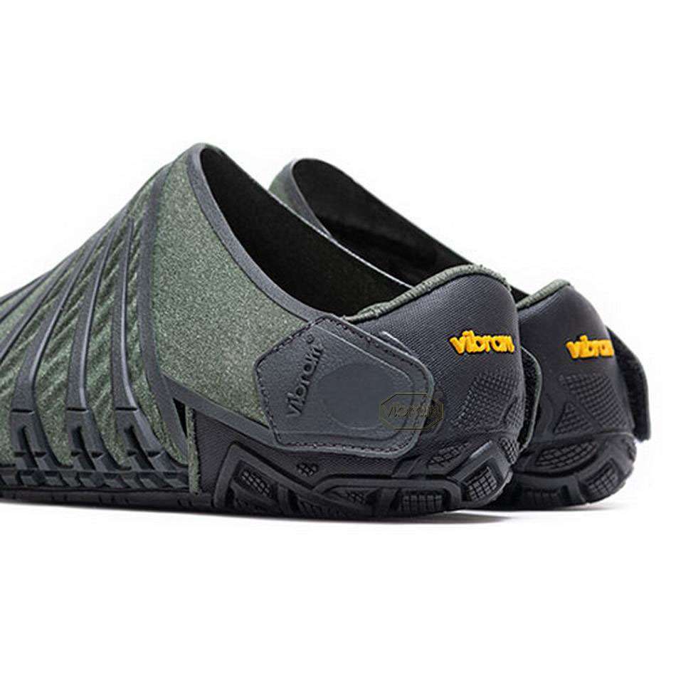 Men's Vibram Furoshiki EcoFree Shoes Green | AUY48