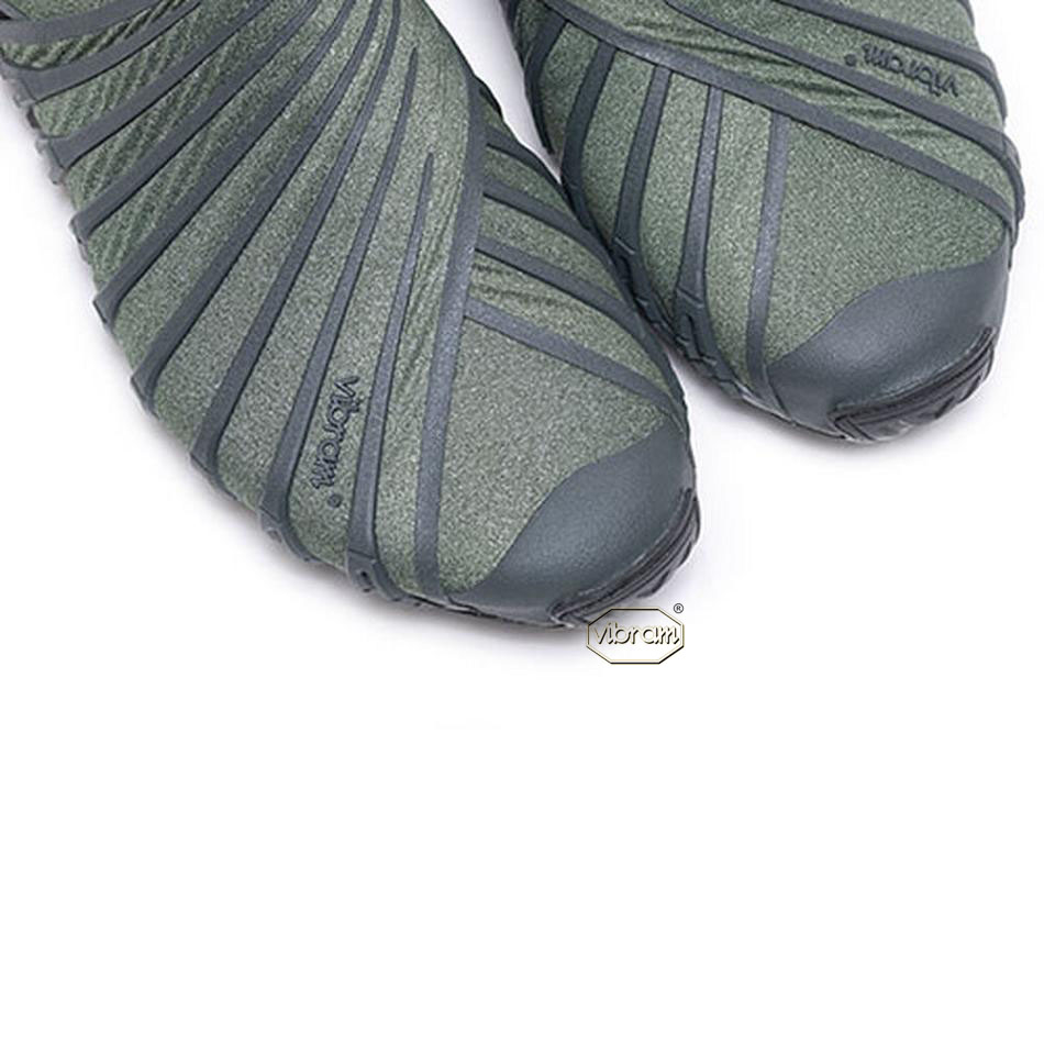 Men's Vibram Furoshiki EcoFree Shoes Green | AUY48