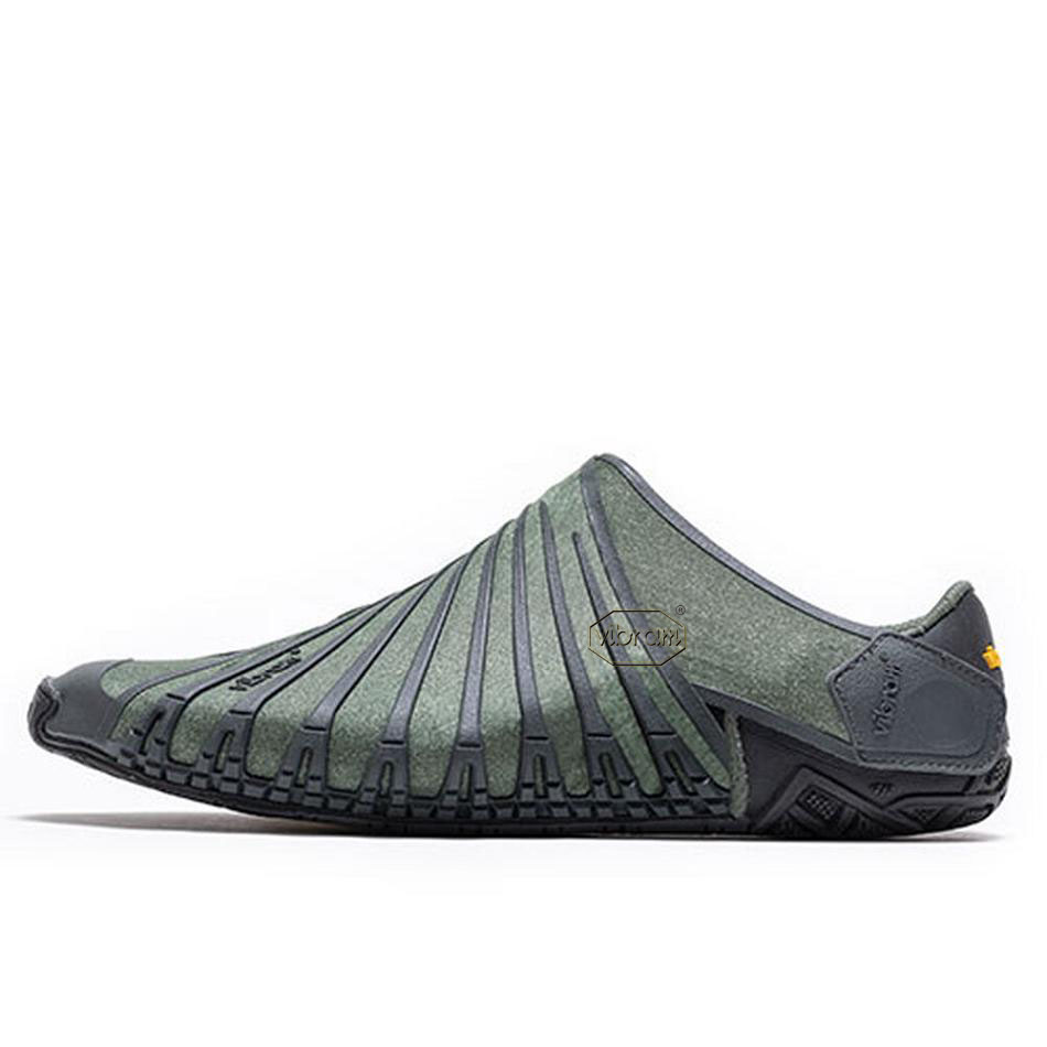 Men's Vibram Furoshiki EcoFree Shoes Green | AUY48