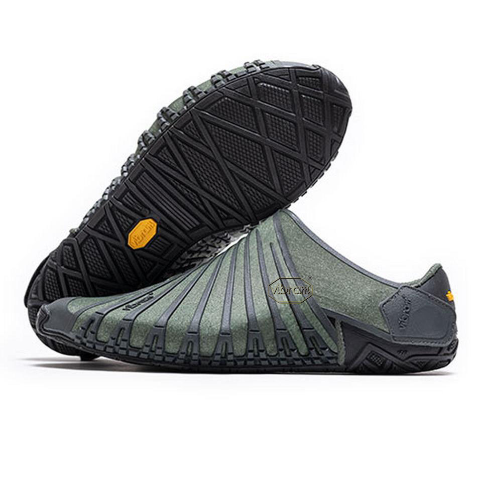 Men\'s Vibram Furoshiki EcoFree Shoes Green | AUY48