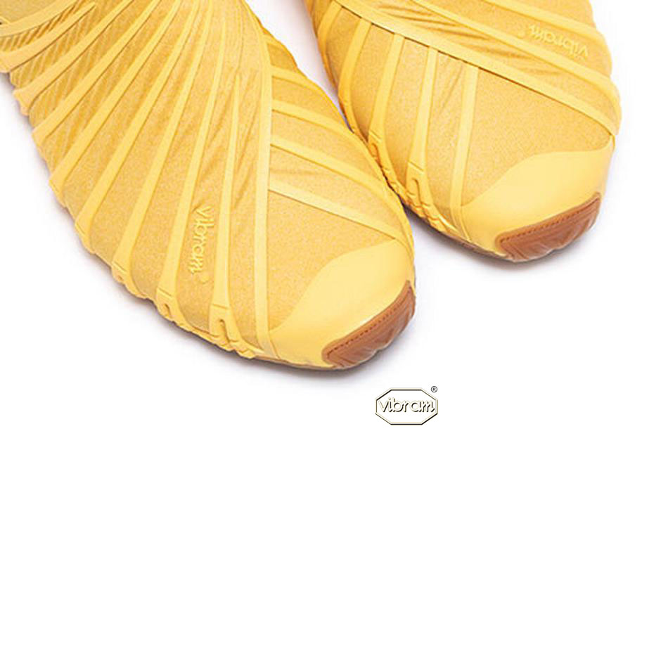 Men's Vibram Furoshiki EcoFree Shoes Mustard | AUV21