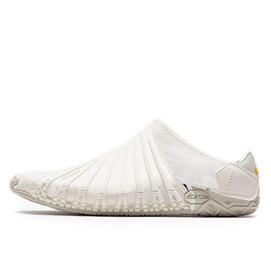 Men's Vibram Furoshiki EcoFree Shoes White | AUF54