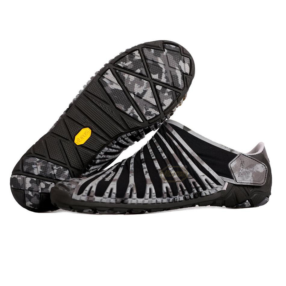 Men\'s Vibram Furoshiki Evo Shoes Black | AUL65