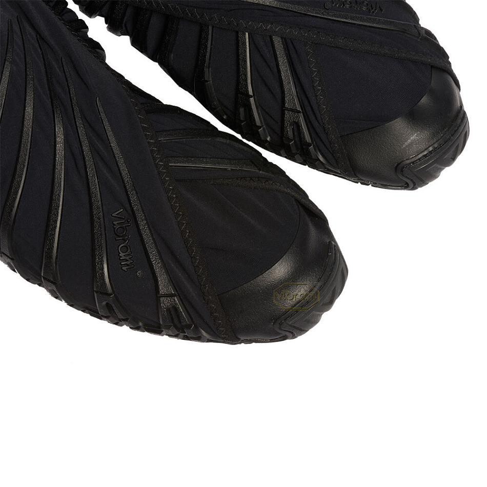 Men's Vibram Furoshiki Shoes Black | AUV90