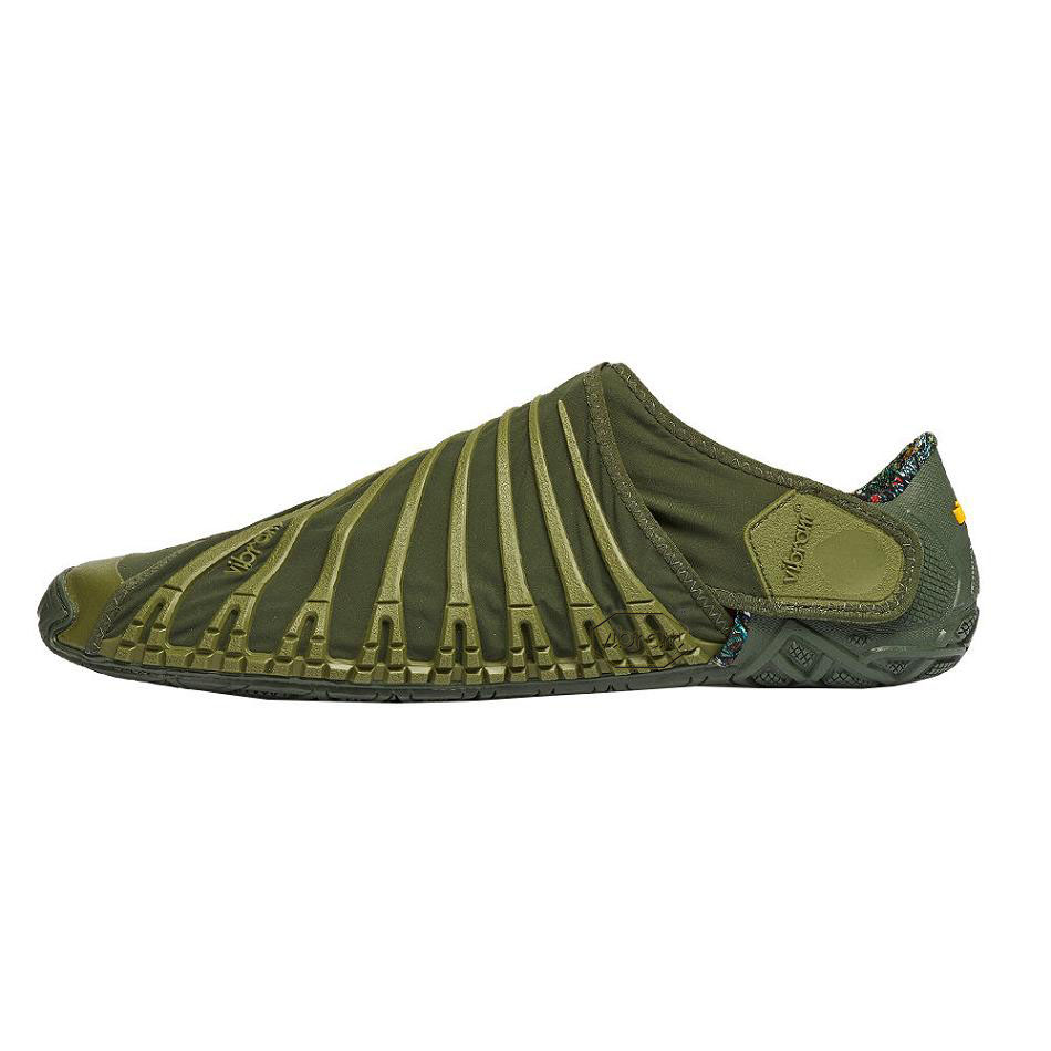 Men's Vibram Furoshiki Shoes Olive | AUD32