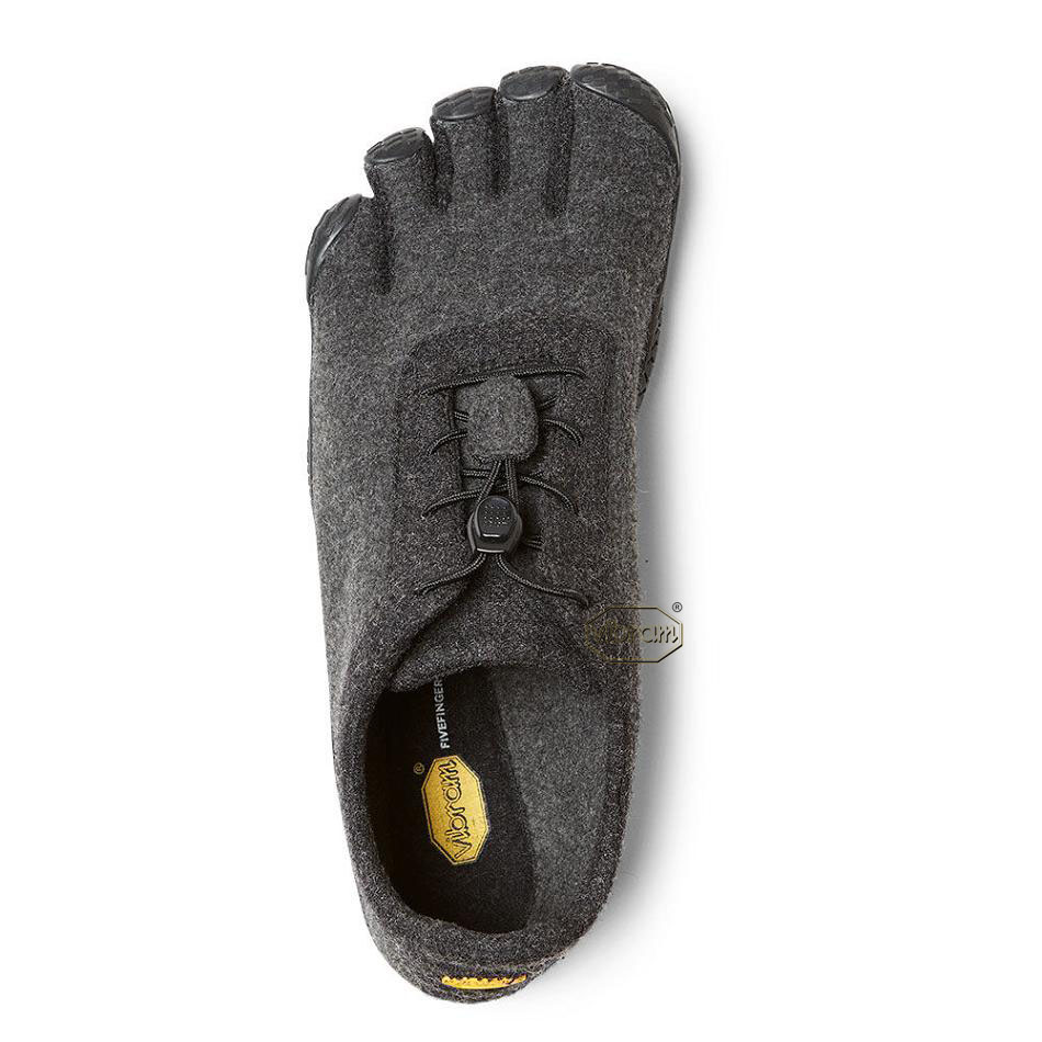 Men's Vibram KSO ECO Wool Casual Shoes Grey / Black | AUJ63