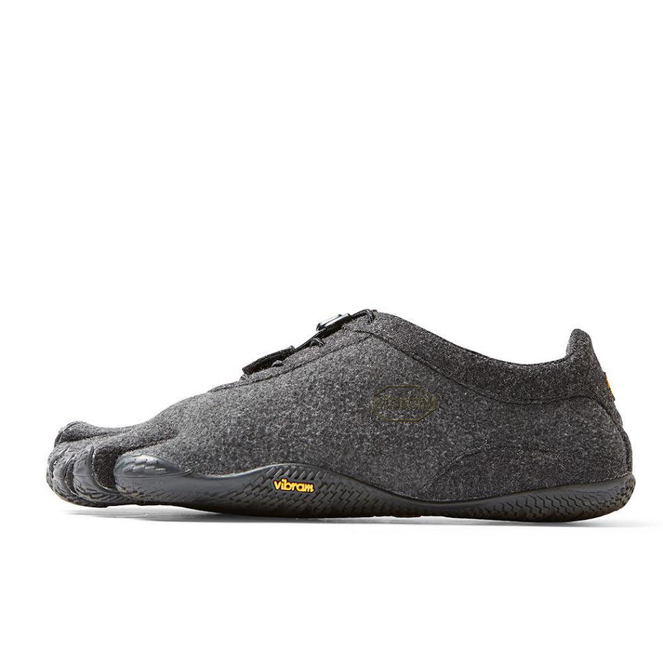 Men's Vibram KSO ECO Wool Casual Shoes Grey / Black | AUJ63