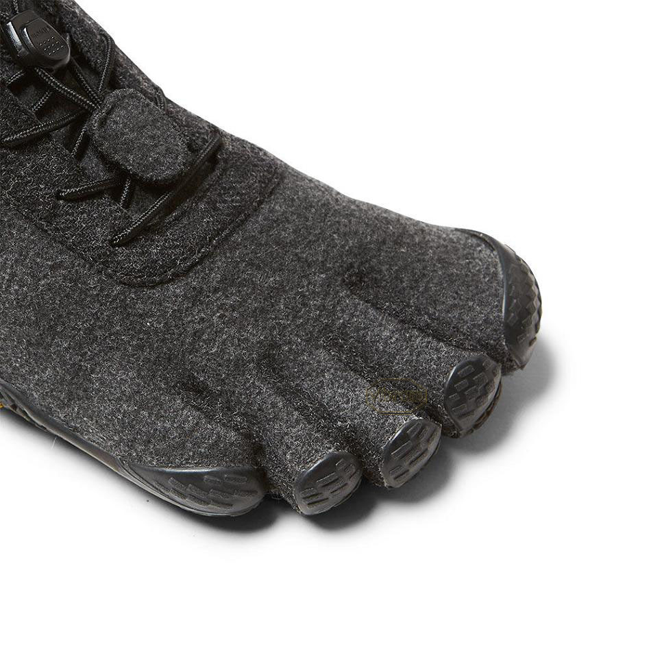 Men's Vibram KSO ECO Wool Casual Shoes Grey / Black | AUJ63