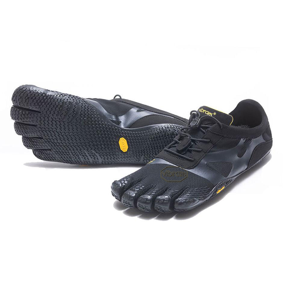 Men\'s Vibram KSO EVO Training Shoes Black | AUJ84