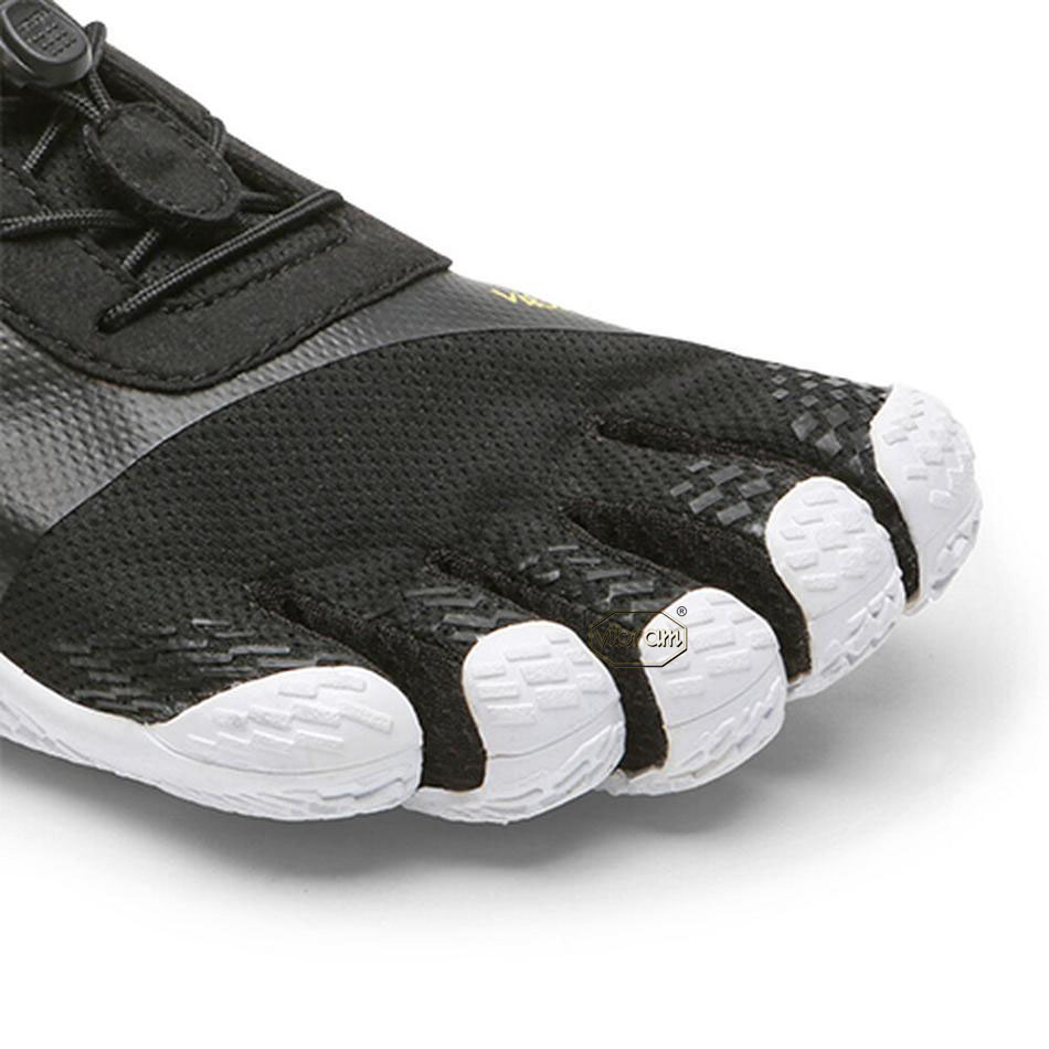 Men's Vibram KSO EVO Training Shoes Black / White | AUP53