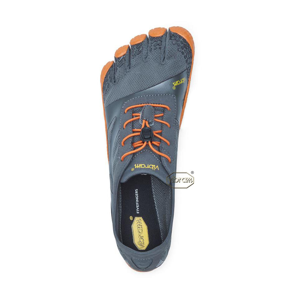 Men's Vibram KSO EVO Training Shoes Grey / Orange | AUH62