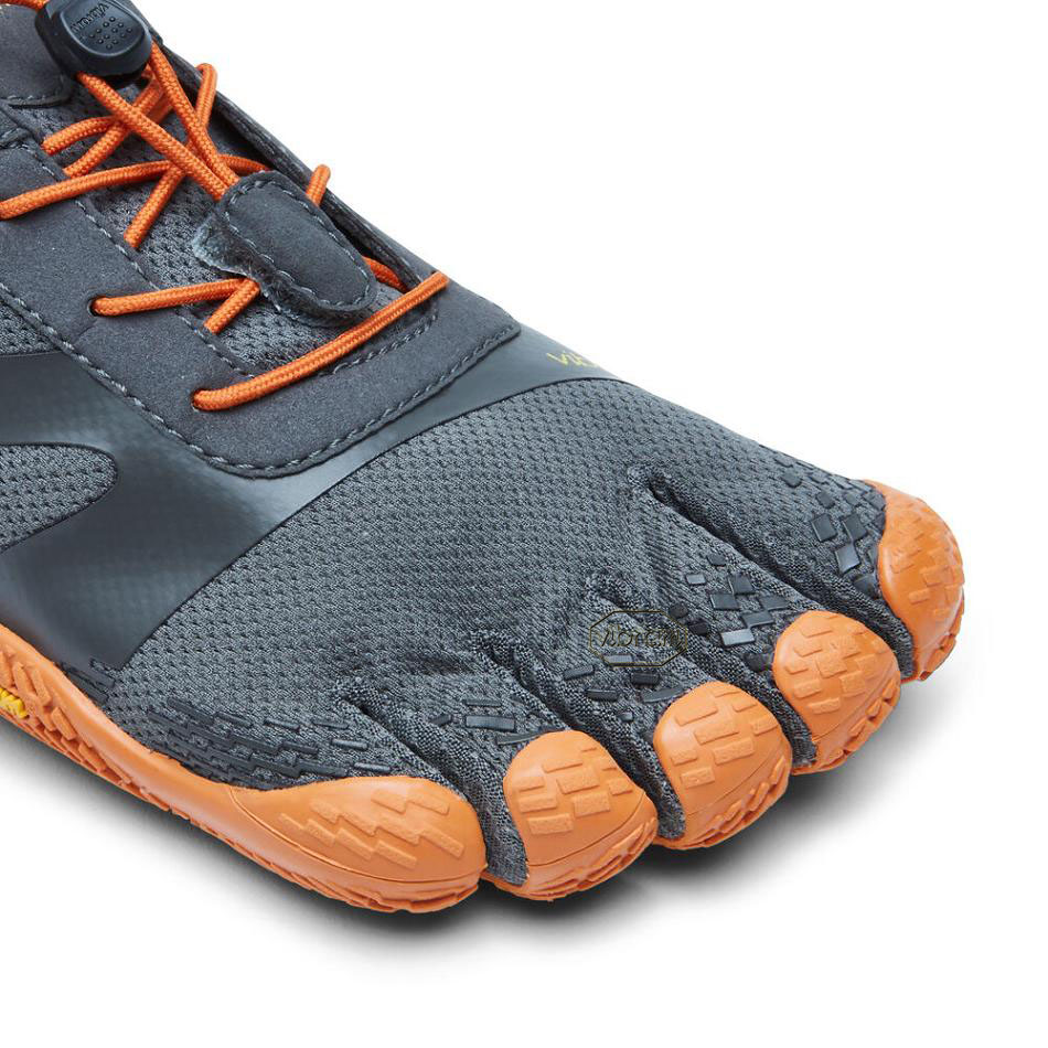 Men's Vibram KSO EVO Training Shoes Grey / Orange | AUH62