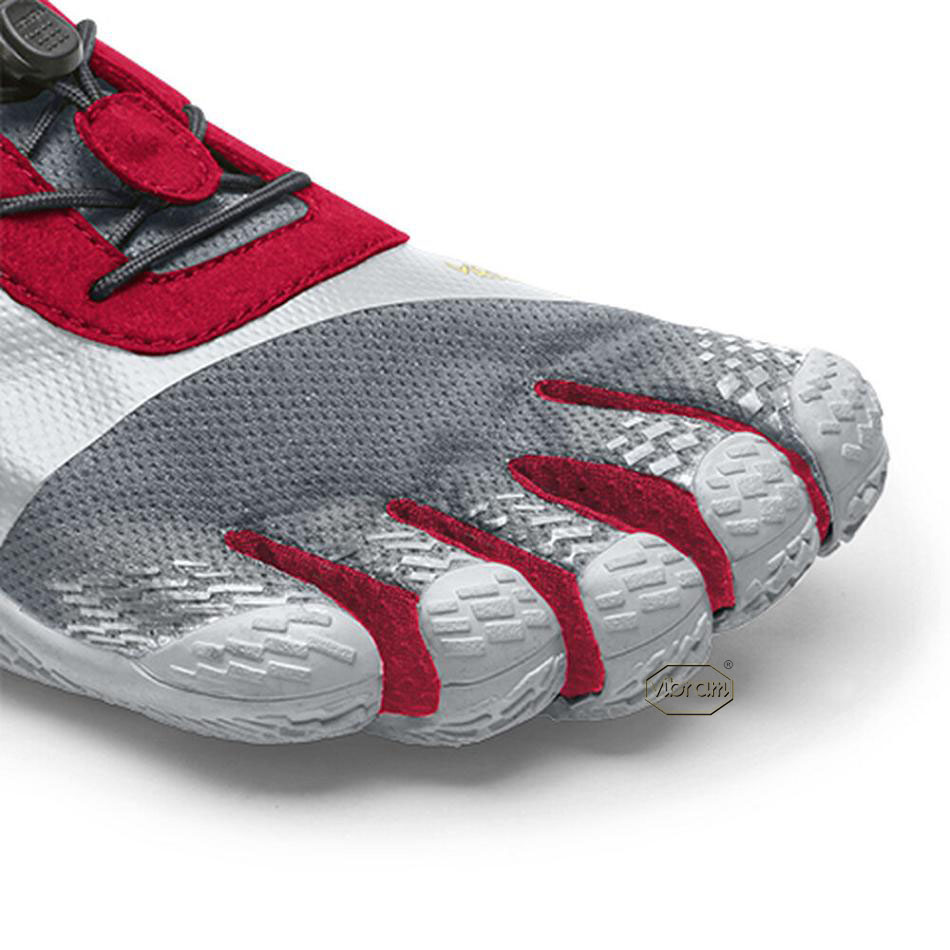 Men's Vibram KSO EVO Training Shoes Grey / Red | AUT74