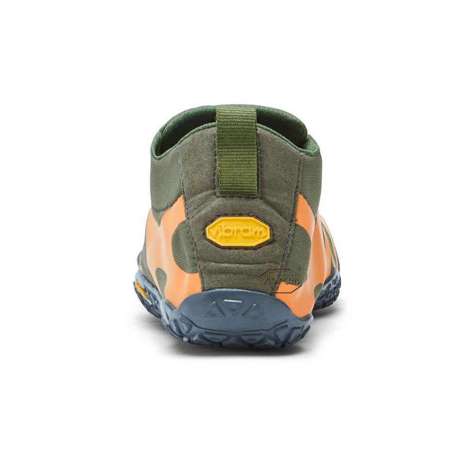 Men's Vibram V-Alpha Trail Running Shoes Orange / Grey | AUM42