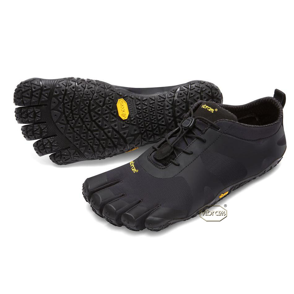 Men\'s Vibram V-Alpha Training Shoes Black | AUE96