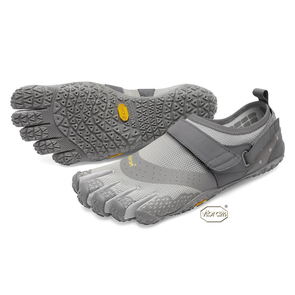 Men\'s Vibram V-Aqua Water Shoes Grey | AUZ39