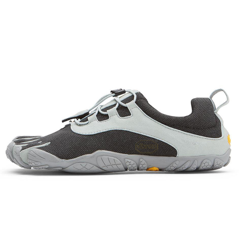 Men's Vibram V-Run Retro Running Shoes Black / Grey | AUW47