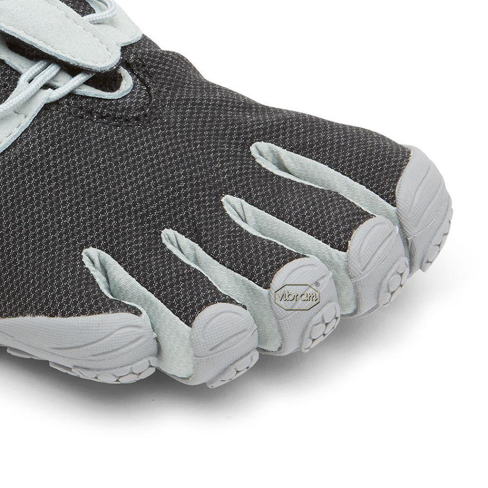 Men's Vibram V-Run Retro Running Shoes Black / Grey | AUW47