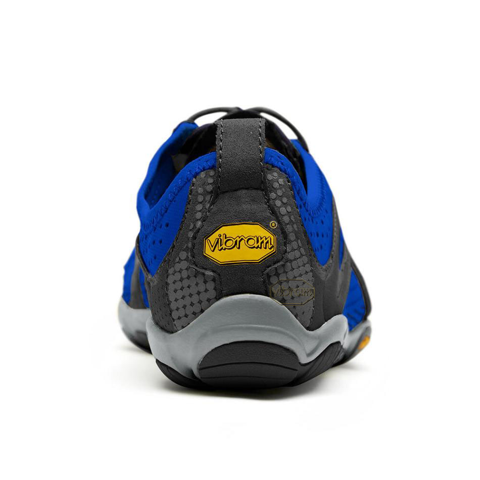 Men's Vibram V-Run Running Shoes Blue / Black | AUG07