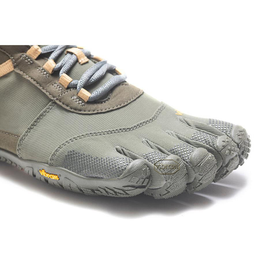 Men's Vibram V-Trek Casual Shoes Dark Grey | AUR01