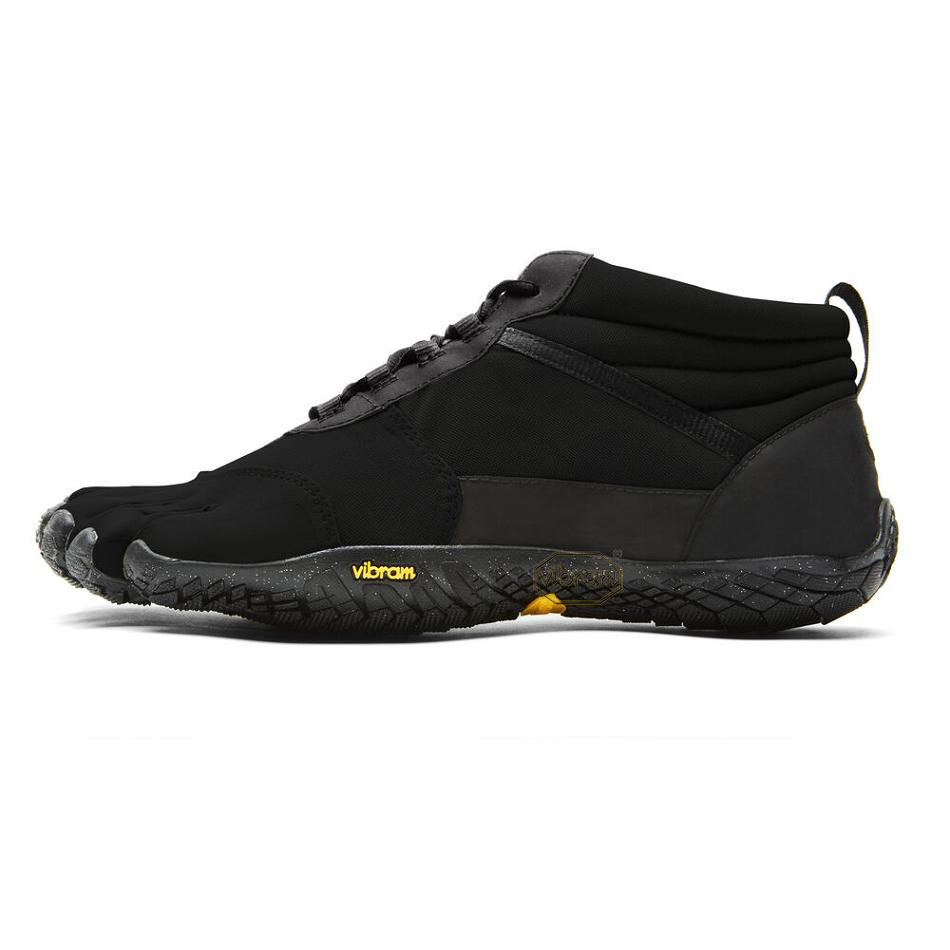 Men's Vibram V-Trek Insulated Casual Shoes Black | AUF33