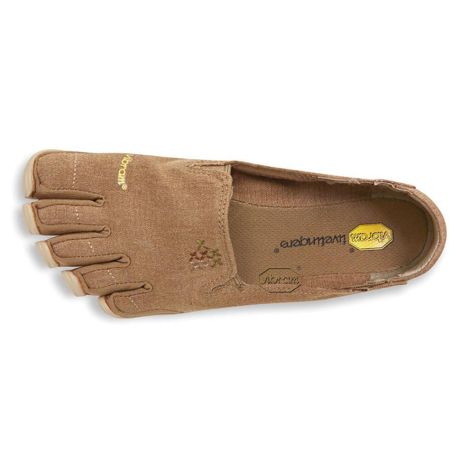 Women's Vibram CVT-Hemp Casual Shoes Khaki | AUA27