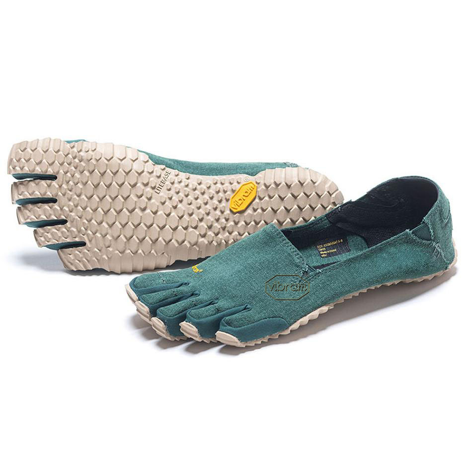 Women\'s Vibram CVT LB Casual Shoes Green / Beige | AUT29