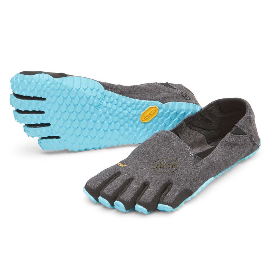 Women\'s Vibram CVT LB Casual Shoes Grey / Light Blue | AUQ91