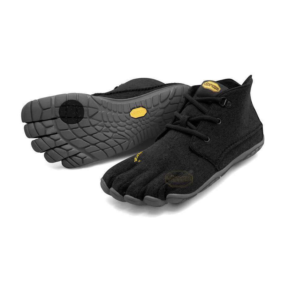 Women\'s Vibram CVT-Wool Casual Shoes Black / Grey | AUA99