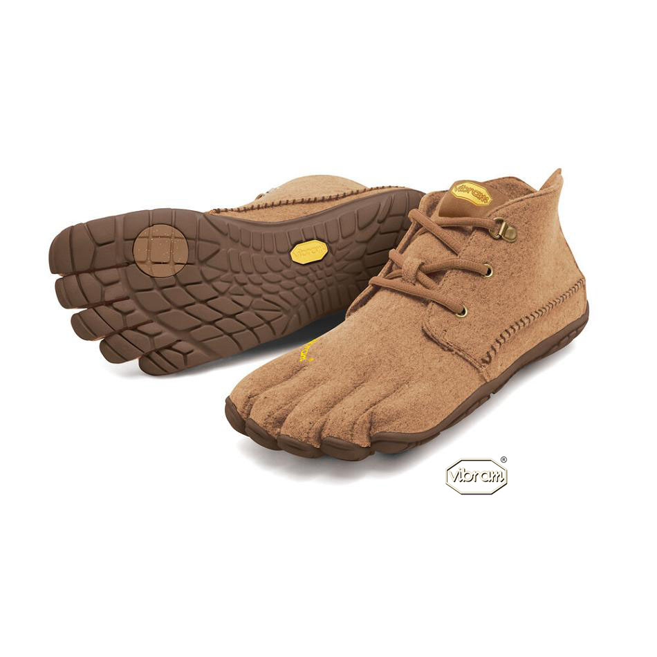 Women\'s Vibram CVT-Wool Casual Shoes Brown | AUM24