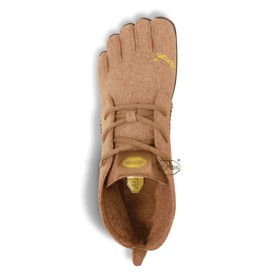 Women's Vibram CVT-Wool Hiking Shoes Brown | AUD02