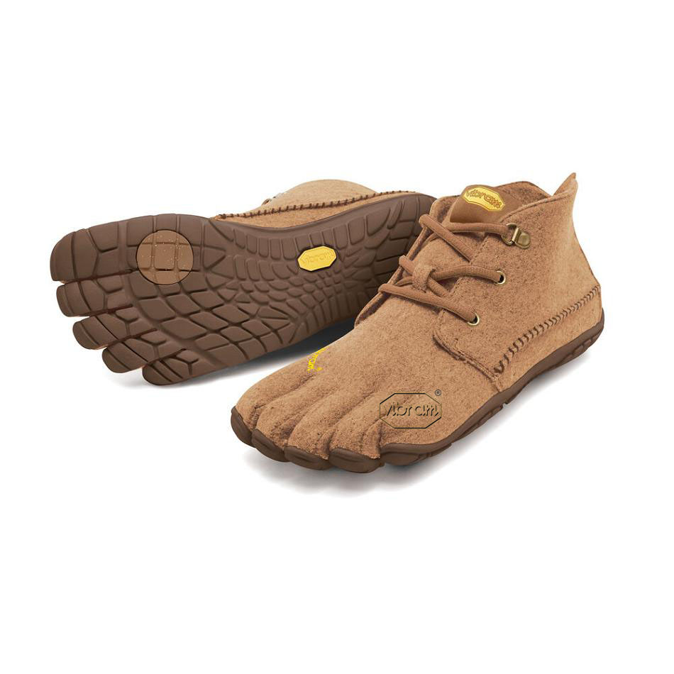 Women\'s Vibram CVT-Wool Hiking Shoes Brown | AUD02