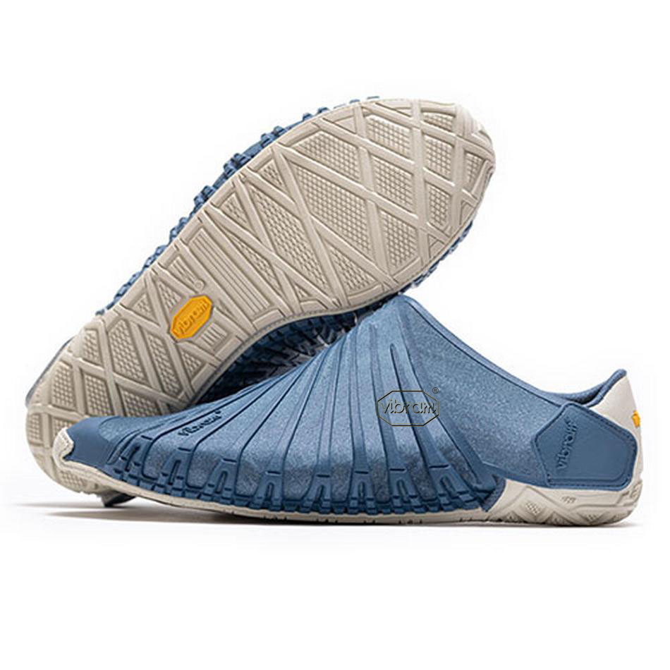 Women\'s Vibram Furoshiki EcoFree Shoes Blue | AUX43