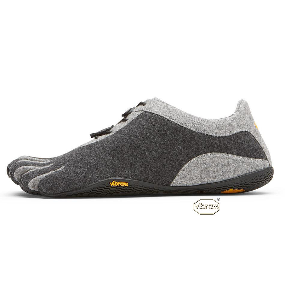 Women's Vibram KSO ECO Wool Casual Shoes Grey / Black | AUB22