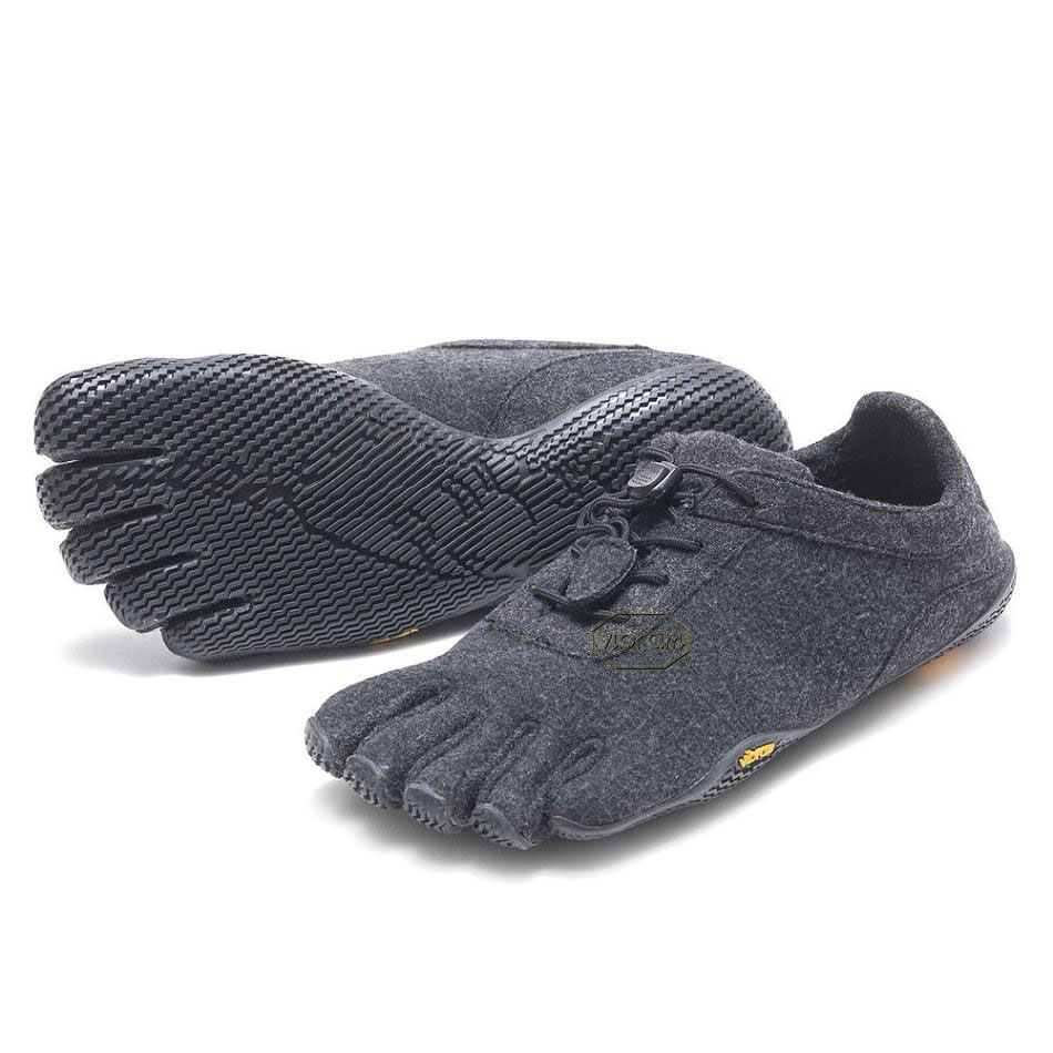 Women's Vibram KSO ECO Wool Casual Shoes Grey / Black | AUH14