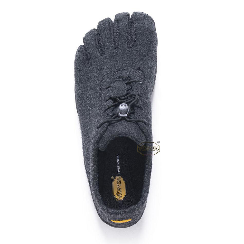 Women's Vibram KSO ECO Wool Casual Shoes Grey / Black | AUH14