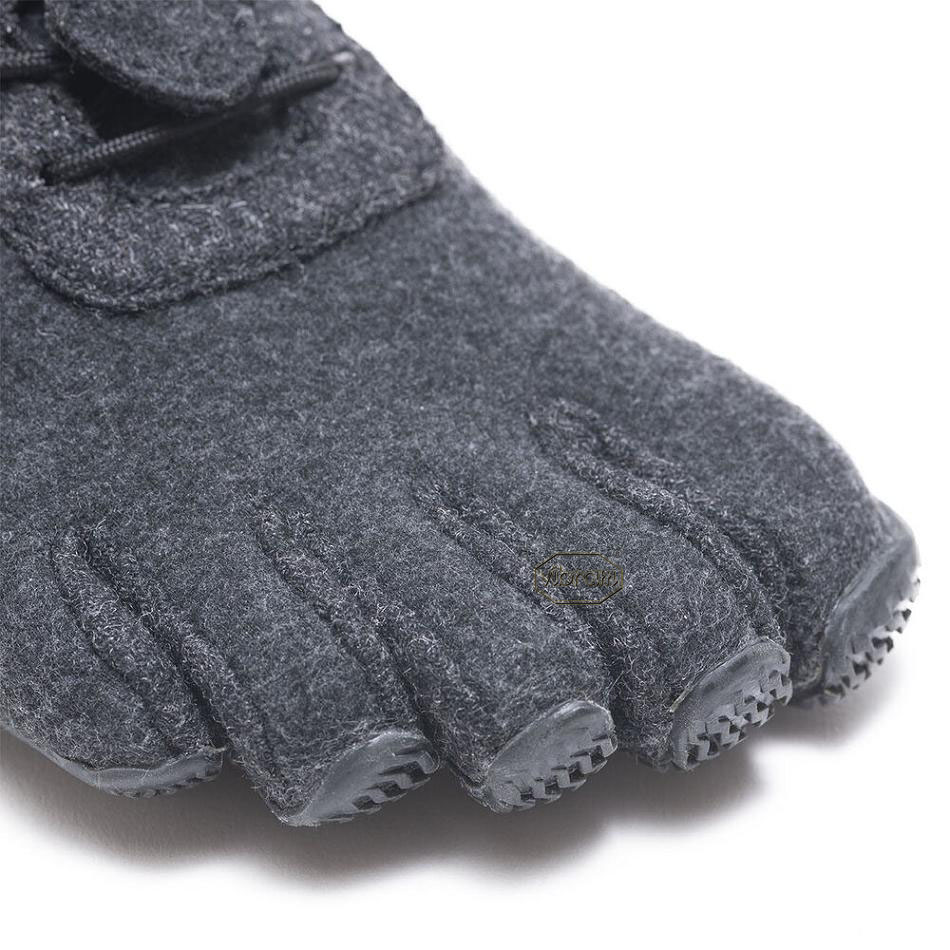 Women's Vibram KSO ECO Wool Casual Shoes Grey / Black | AUH14