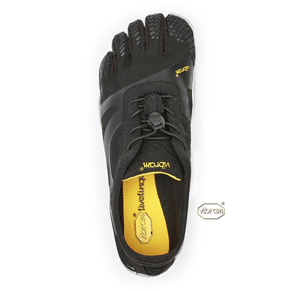 Women's Vibram KSO EVO Training Shoes Black / White | AUH08