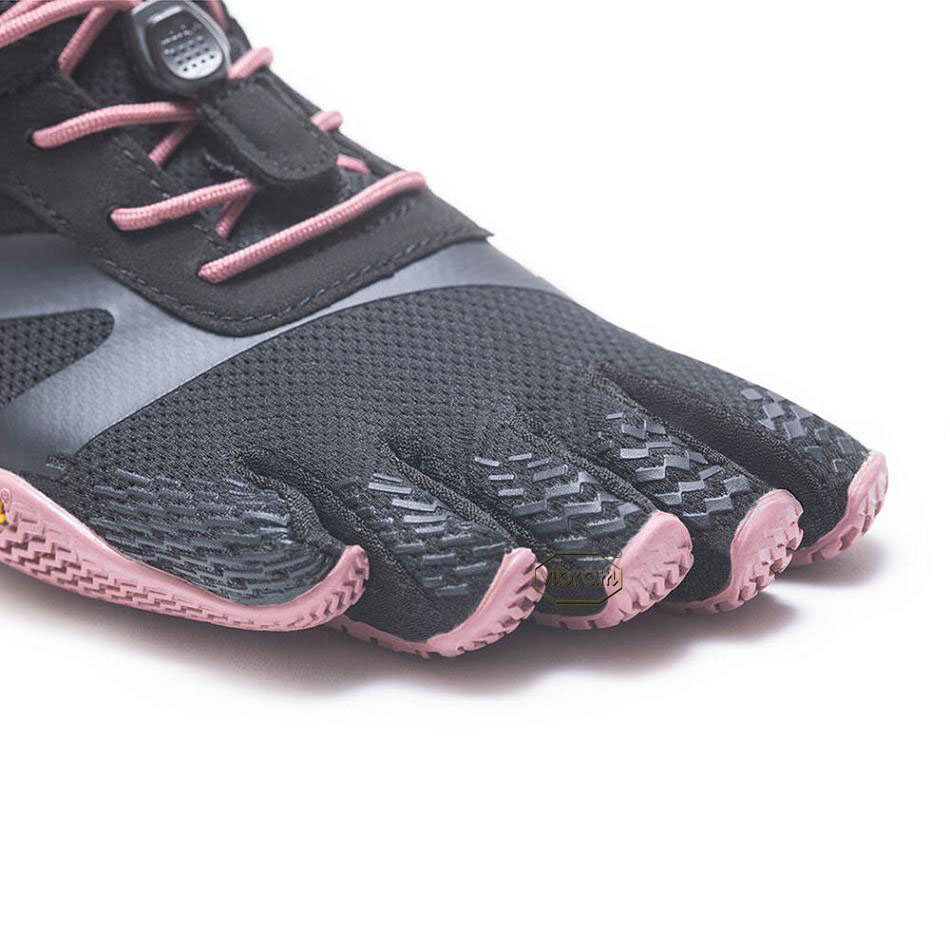 Women's Vibram KSO EVO Training Shoes Black / Rose | AUR52