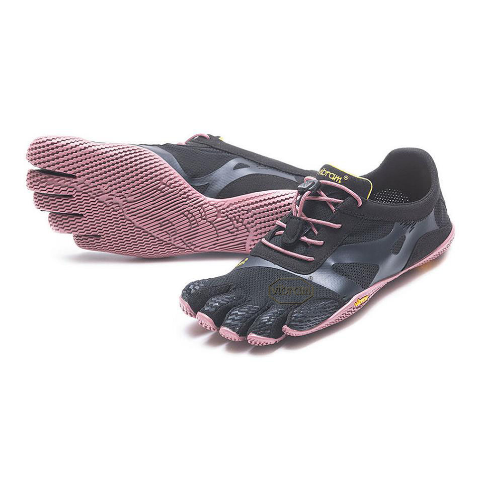 Women\'s Vibram KSO EVO Training Shoes Black / Rose | AUR52