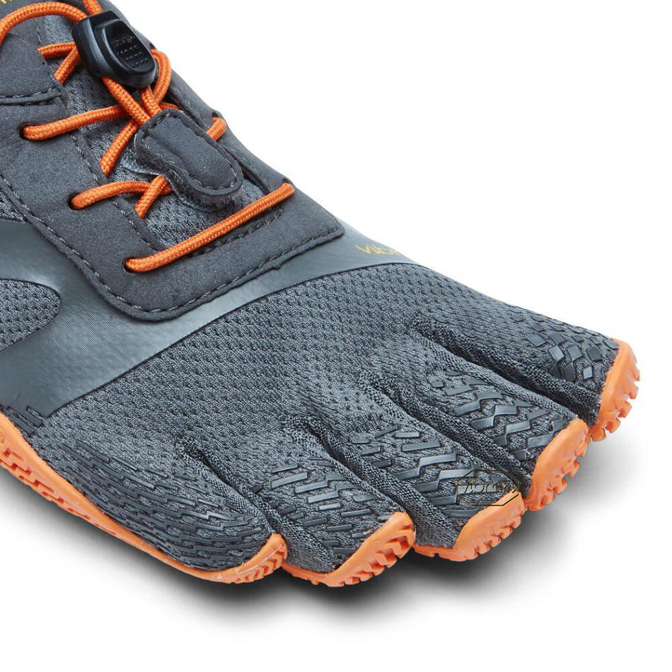 Women's Vibram KSO EVO Training Shoes Grey / Orange | AUG82