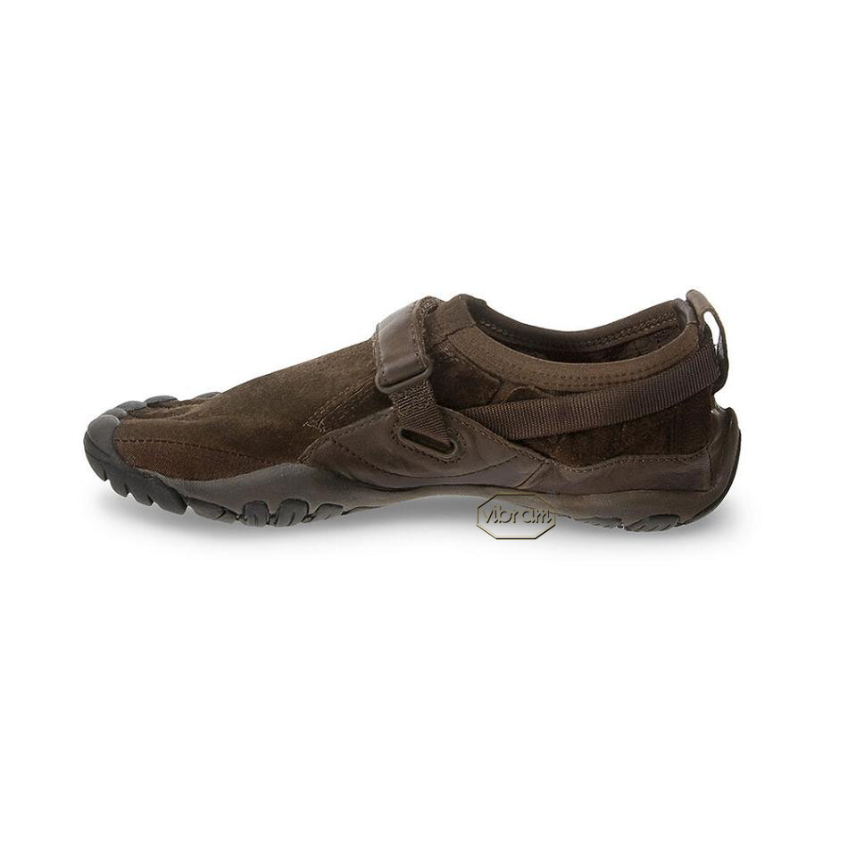 Women's Vibram KSO Trek Casual Shoes Brown | AUH80