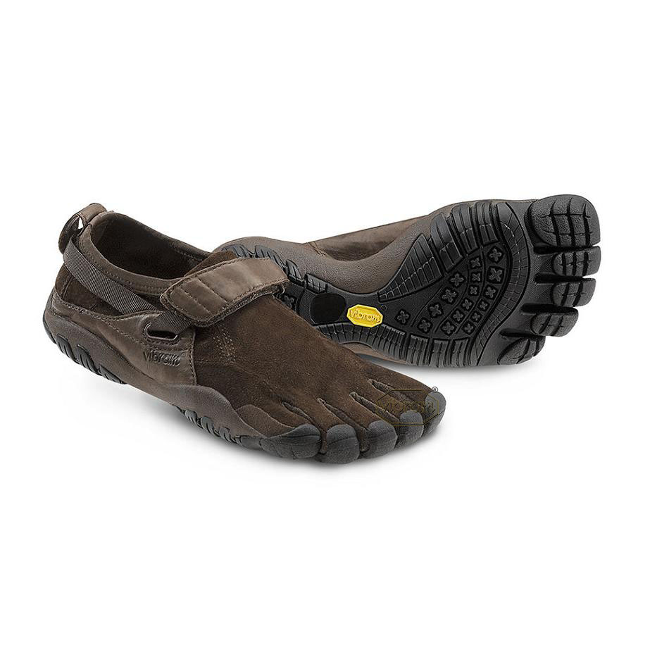 Women\'s Vibram KSO Trek Casual Shoes Brown | AUH80