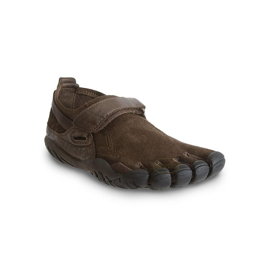 Women's Vibram KSO Trek Hiking Shoes Brown | AUE99