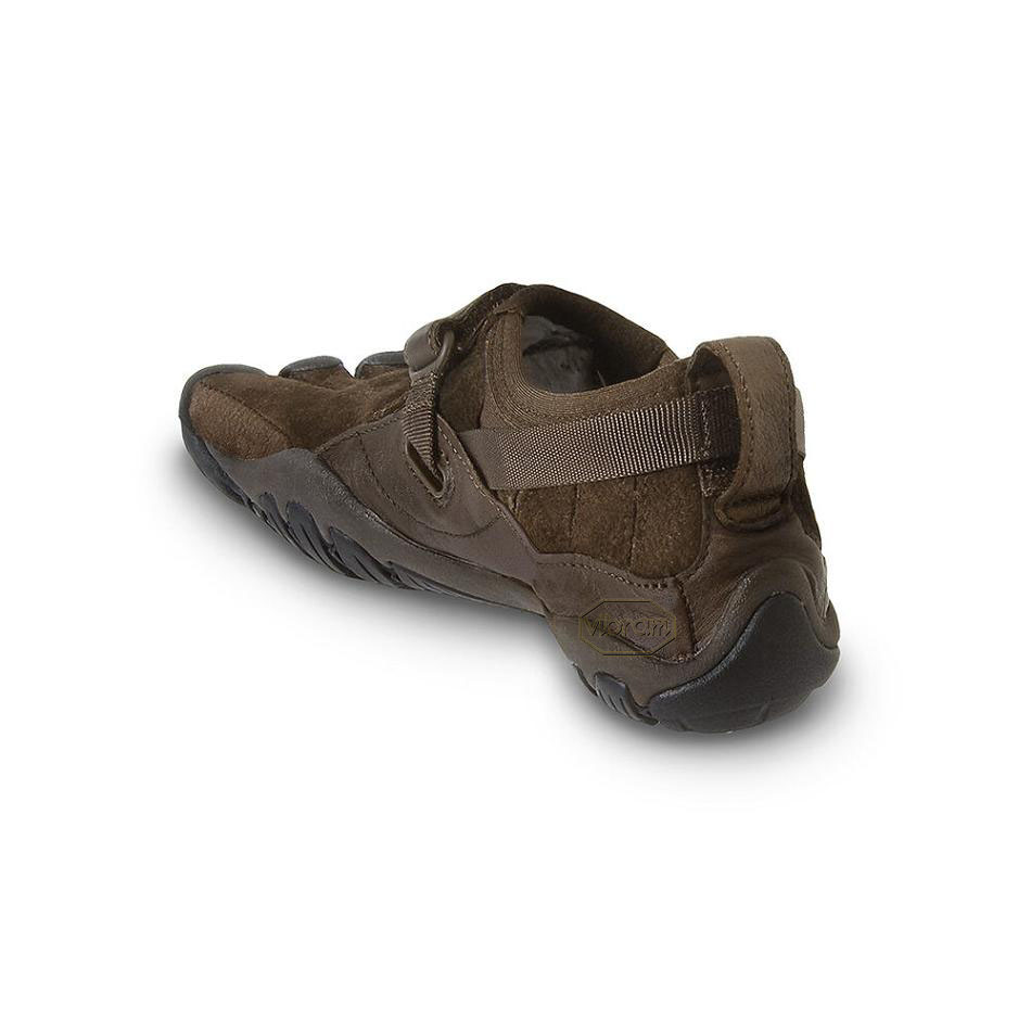 Women's Vibram KSO Trek Hiking Shoes Brown | AUE99