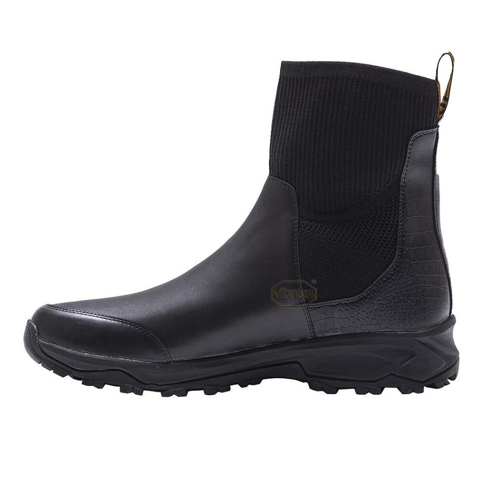 Women's Vibram Luxury Rubber Boots Black | AUP80